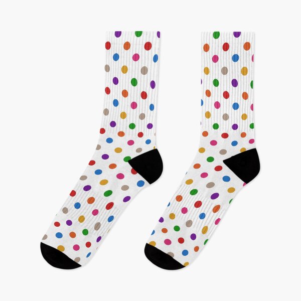 Item preview, Colorful Polka Dots Pattern Design On White  designed and sold by PatternTitan.