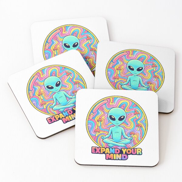 Item preview, Alien Trippy Meditation Art designed and sold by SoftSproutstu.