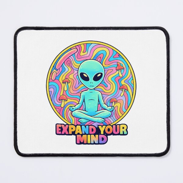 Item preview, Alien Trippy Meditation Art designed and sold by SoftSproutstu.