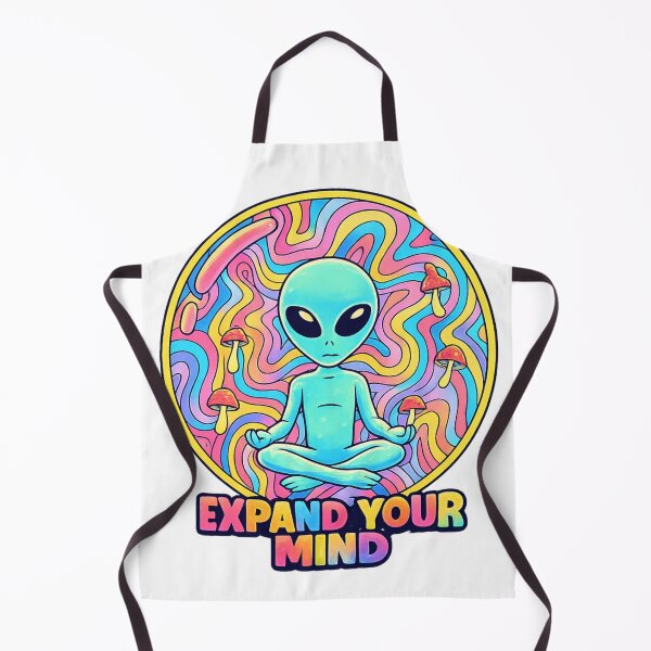 Item preview, Alien Trippy Meditation Art designed and sold by SoftSproutstu.