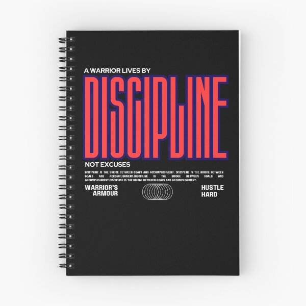Item preview, A Warrior Lives By Discipline Quotes for Men  designed and sold by WarriorsArmour.