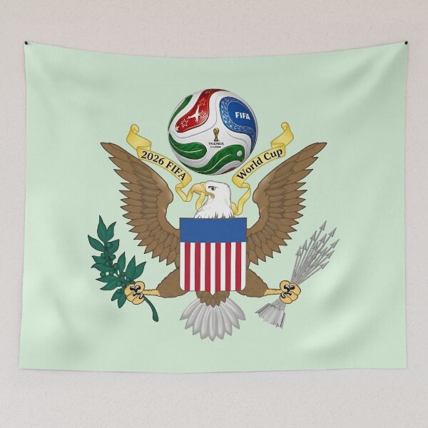 Item preview, Eagle Mascot 2026 Soccer World Cup designed and sold by Abeshinobi.