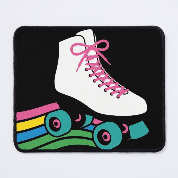 Item preview, Retro Roller Skate Rainbow Track Vintage Disco designed and sold by TeNovaStudio.