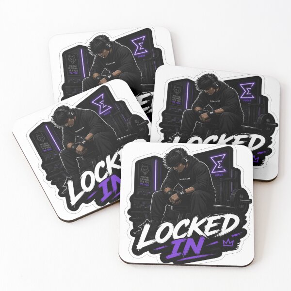 Item preview, Locked In Motivational Mindset Sticker designed and sold by Sticker Sprout.