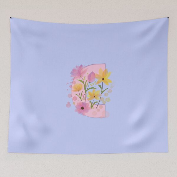Item preview, Flowery Letter C designed and sold by CharlottePlaceArt.