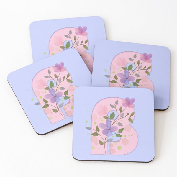 Item preview, Flowery Letter B designed and sold by CharlottePlaceArt.