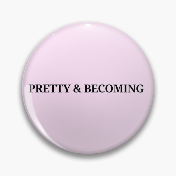 Item preview, PRETTY & BECOMING White Typography Minimal Aesthetic Graphic Design Modern Statement Print designed and sold by KleanGirlAesthetics.