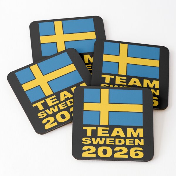Item preview, Team Sweden 2026 Fan Flag T-Shirt V12 designed and sold by DBWStudios.