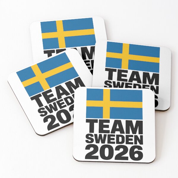 Item preview, Team Sweden 2026 Fan Flag T-Shirt V13 designed and sold by DBWStudios.