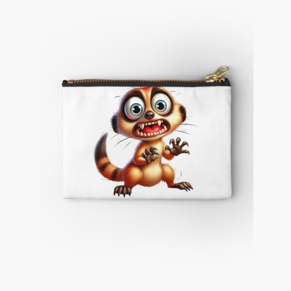 Item preview, Hilarious Exaggerated Meerkat Cartoon Illustration designed and sold by LunaPixelStudio.