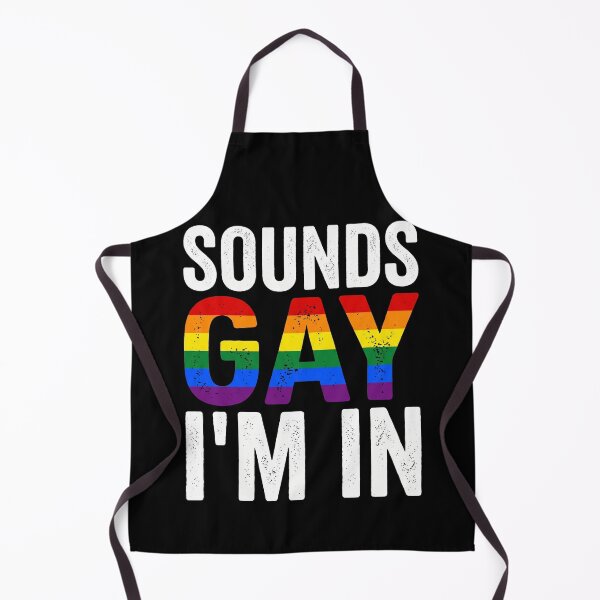 Item preview, Sounds Gay I'm In Retro Distressed Rainbow Pride designed and sold by TeNovaStudio.