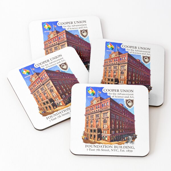 Item preview, Cooper Union Foundation Building Oil Painting Art designed and sold by EvergreenPark - Tee Studio.