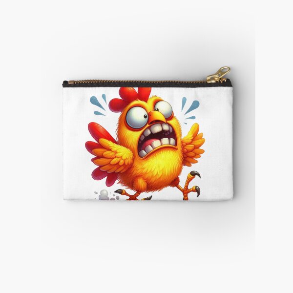 Item preview, Hilarious Exaggerated Chicken Cartoon Illustration designed and sold by LunaPixelStudio.