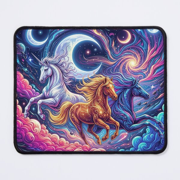 Item preview, Cosmic Horses – Fantasy Galaxy Design designed and sold by Dogandesighn.