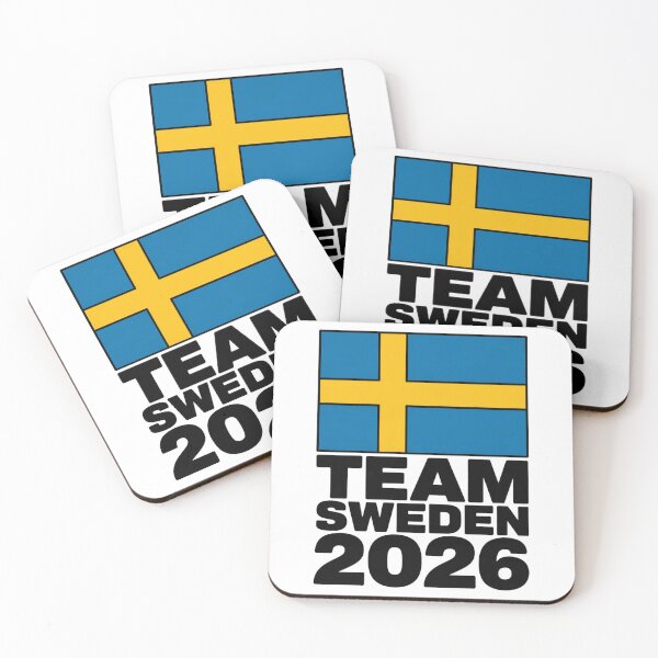Item preview, Team Sweden 2026 Fan Flag T-Shirt V14 designed and sold by DBWStudios.