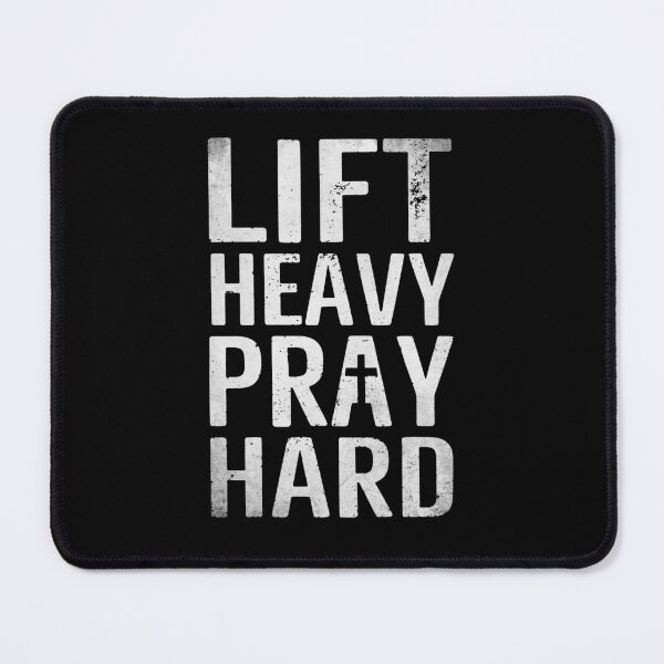 Item preview, Lift Heavy Pray Hard Gym Christian Workout designed and sold by suhairee-studio.