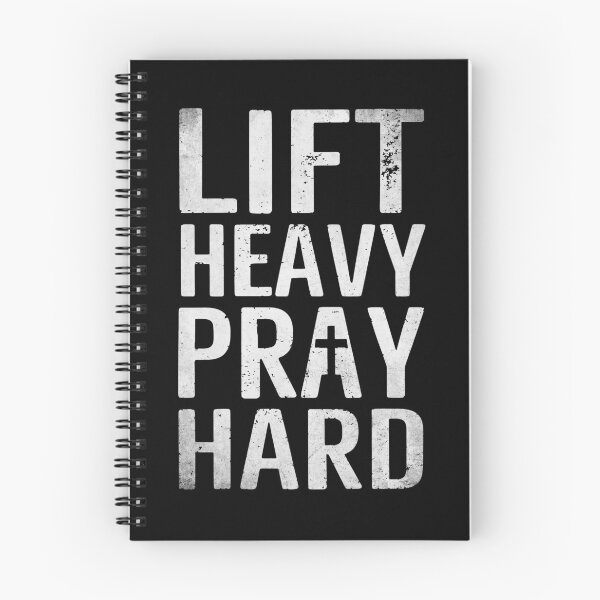 Item preview, Lift Heavy Pray Hard Gym Christian Workout designed and sold by suhairee-studio.