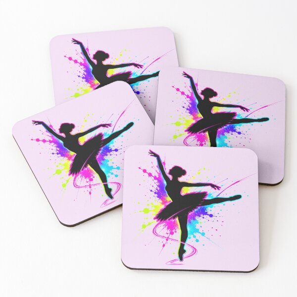 Item preview, Neon Ballerina Silhouette Explosion designed and sold by Sn1ver.