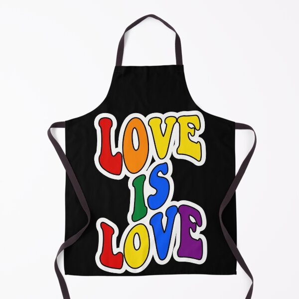 Item preview, Love Is Love Retro Groovy Typography Rainbow Pride designed and sold by TeNovaStudio.