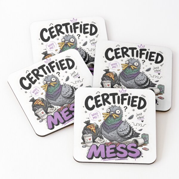Item preview, Certified Mess Funny Chaotic Meme Sticker designed and sold by Sticker Sprout.