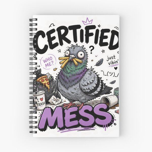 Item preview, Certified Mess Funny Chaotic Meme Sticker designed and sold by Sticker Sprout.