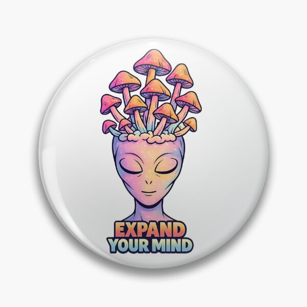 Item preview, Trippy Alien Head Psychedelic Art designed and sold by SoftSproutstu.