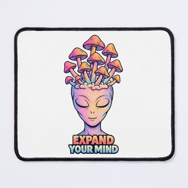 Item preview, Trippy Alien Head Psychedelic Art designed and sold by SoftSproutstu.