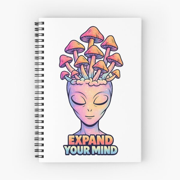 Item preview, Trippy Alien Head Psychedelic Art designed and sold by SoftSproutstu.