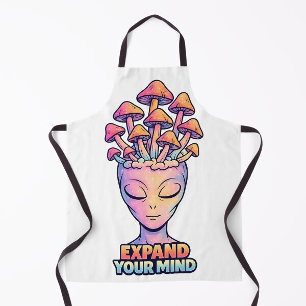 Item preview, Trippy Alien Head Psychedelic Art designed and sold by SoftSproutstu.