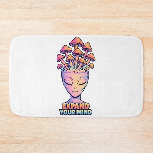Item preview, Trippy Alien Head Psychedelic Art designed and sold by SoftSproutstu.