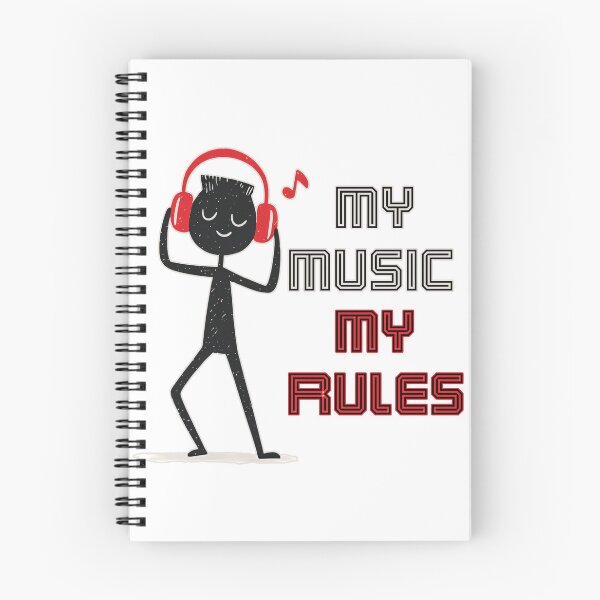 Item preview, My Music My Rules Funny Stickman Graphic Retro Typography Streetwear designed and sold by DesignArtist.ia.