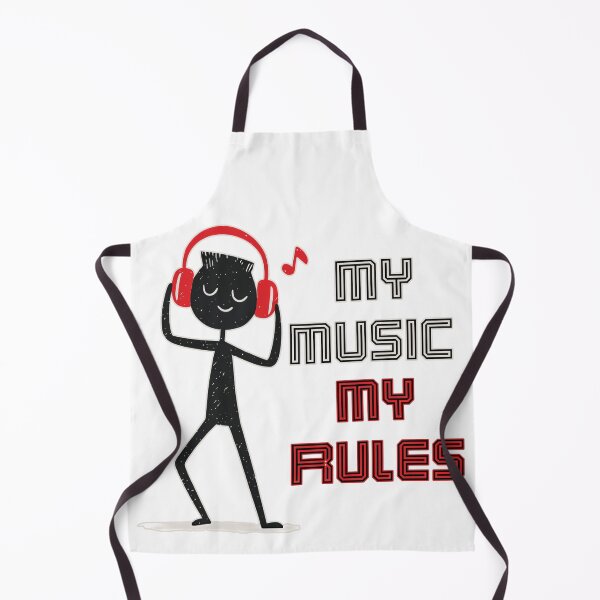 Item preview, My Music My Rules Funny Stickman Graphic Retro Typography Streetwear designed and sold by DesignArtist.ia.