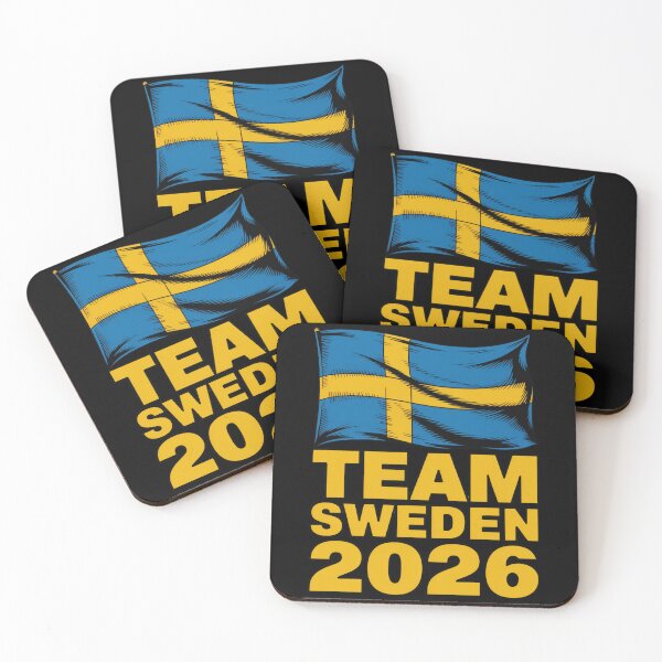 Item preview, Team Sweden 2026 Fan Flag T-Shirt V15 designed and sold by DBWStudios.