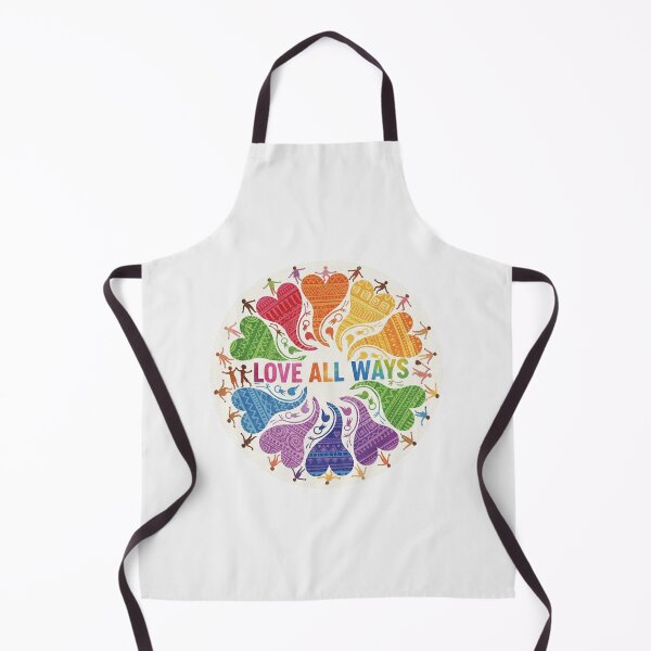 Item preview, Love All Ways Rainbow Pride Heart Mandala Art designed and sold by PixelQ.
