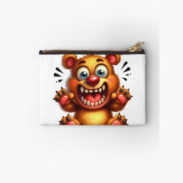 Item preview, Hilarious Exaggerated Bear Cub Cartoon Illustration designed and sold by LunaPixelStudio.