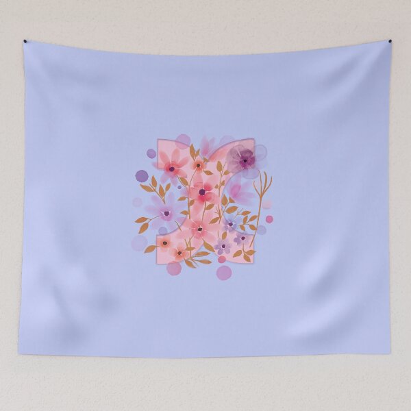 Item preview, Flowery Letter X designed and sold by CharlottePlaceArt.