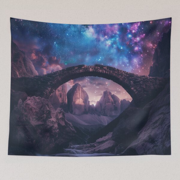 Item preview, Bridge Beneath the Endless Stars designed and sold by QuantumDrift.