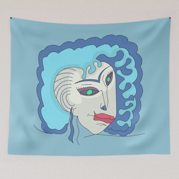 Item preview, Disillusioned Lady Head designed and sold by Helgoolia.