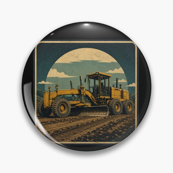 Item preview, Motor Grader Operator Vintage Road Construction Equipment Design designed and sold by kakmi-art.