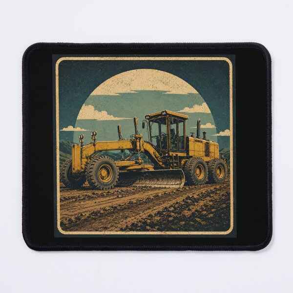 Item preview, Motor Grader Operator Vintage Road Construction Equipment Design designed and sold by kakmi-art.