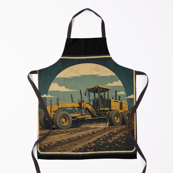 Item preview, Motor Grader Operator Vintage Road Construction Equipment Design designed and sold by kakmi-art.