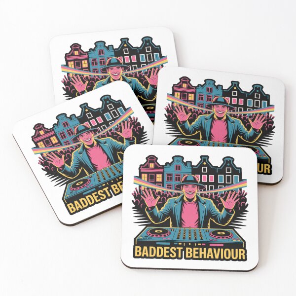 Item preview, Baddest Behaviour DJ Amsterdam Rave Art designed and sold by LukaRealm.