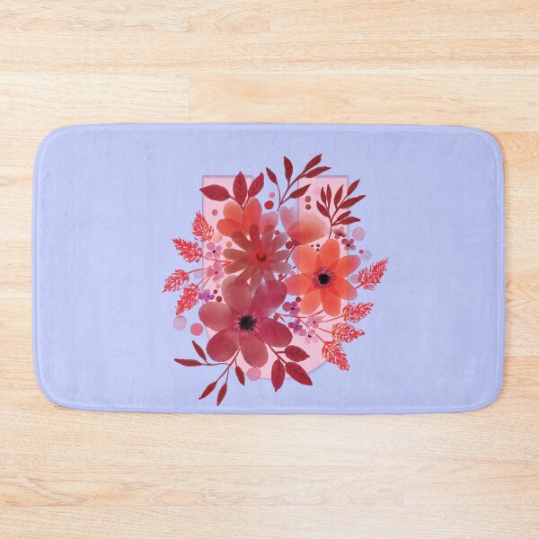Item preview, Flowery Letter U designed and sold by CharlottePlaceArt.