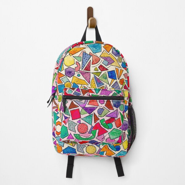 Item preview, Colorful Abstract Geometric Mosaic Watercolor Pattern designed and sold by SIXTEENITY.
