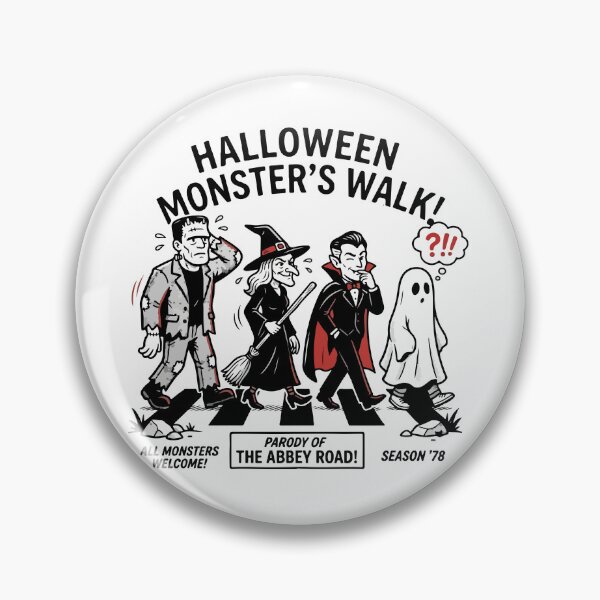 Item preview, Halloween Monster's Walk Abbey Road Parody designed and sold by Brexmore3.