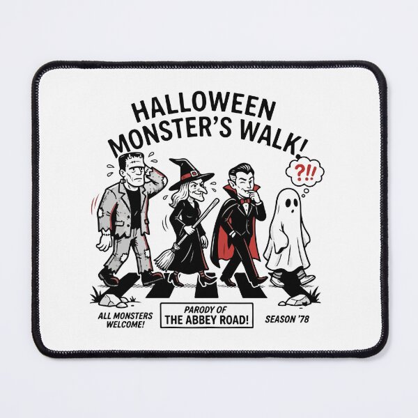 Item preview, Halloween Monster's Walk Abbey Road Parody designed and sold by Brexmore3.
