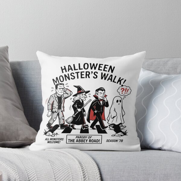Item preview, Halloween Monster's Walk Abbey Road Parody designed and sold by Brexmore3.