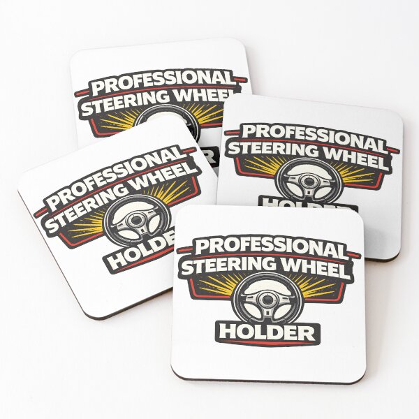 Item preview, Professional Steering Wheel Holder Funny Truck Driver Design designed and sold by PatiImagination.