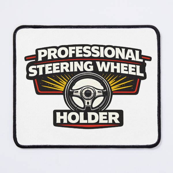 Item preview, Professional Steering Wheel Holder Funny Truck Driver Design designed and sold by PatiImagination.