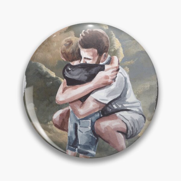 Item preview, You Are My Safe Place Father Hug Watercolor Art designed and sold by Rhodes Shop.